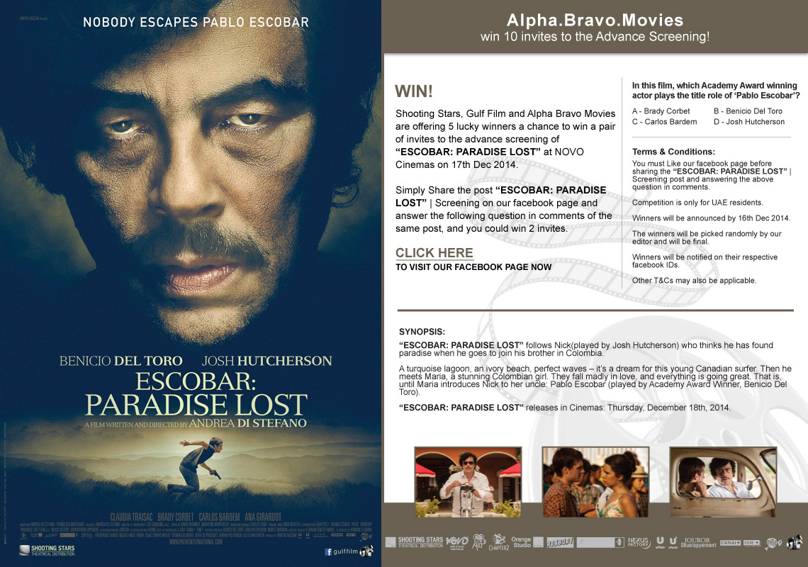 Escobar Paradise Lost Movie